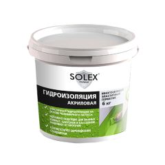 Гидроизоляция акриловая SOLEX
