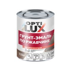 Грунт-эмаль OPTILUX (ОПТИЛЮКС) по ржавчине «3 в 1»