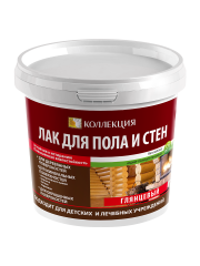 Лак КОЛЛЕКЦИЯ для пола и стен ГЛЯНЦЕВЫЙ