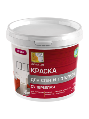 ВД краска КОЛЛЕКЦИЯ для стен и потолков  супербелая